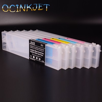 Ocinkjet 220ML Empty Refillable Ink Cartridge With Chip For Roland Versa UV LEC-540 330 LEC-300 640 Printer