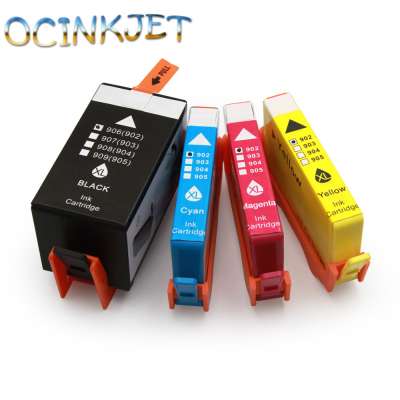 Ocinkjet For HP902 902XL 906 906XL Ink Cartridge Full With Ink For HP Pro 6954 6960 6962 6968 6975 6978 Printer ( North America)