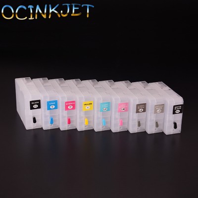 Ocinkjet Empty Refillable Ink Cartridge With Chip Sensor For EPSON Stylus Pro 3850 3885 Printer